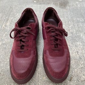 COMMON PROJECTS Men's Bball Low Premium - Red / Burgundy 11/44